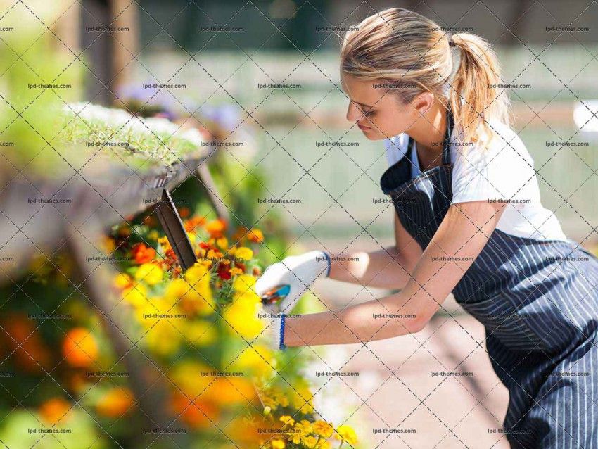 Young Female Florist